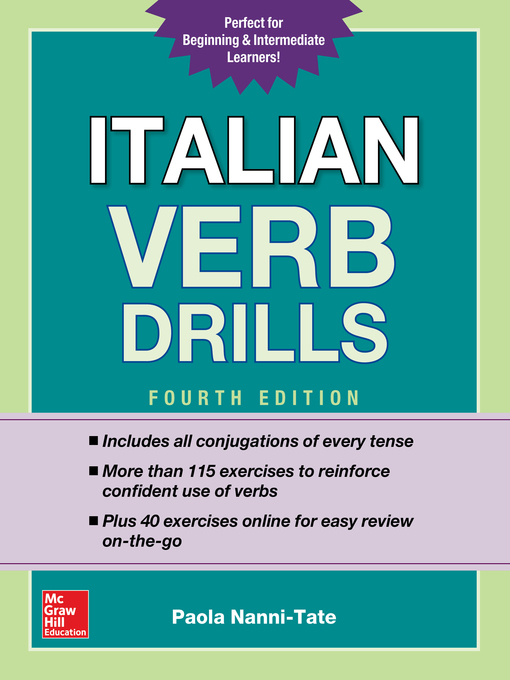Title details for Italian Verb Drills by Paola Nanni-Tate - Available